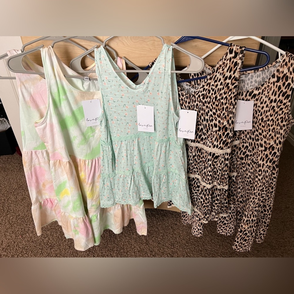 NWT girls Lovefire dress bundle, various sizes